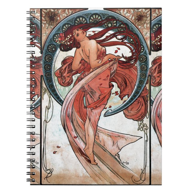 Alfons Mucha 1898 Dance Notebook (Front)