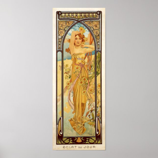Alfons Mucha -  Éclat du Jour Poster (Front)