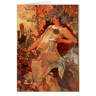 Alfons Mucha - Four Season - THE AUTUMN