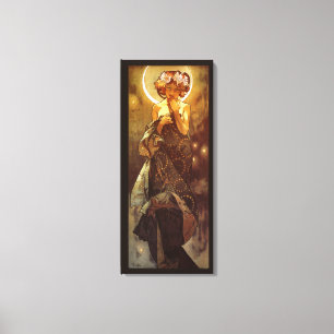 Alfons Mucha: Luna Canvas Print