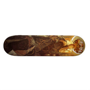 Alfons Mucha: Luna Skateboard