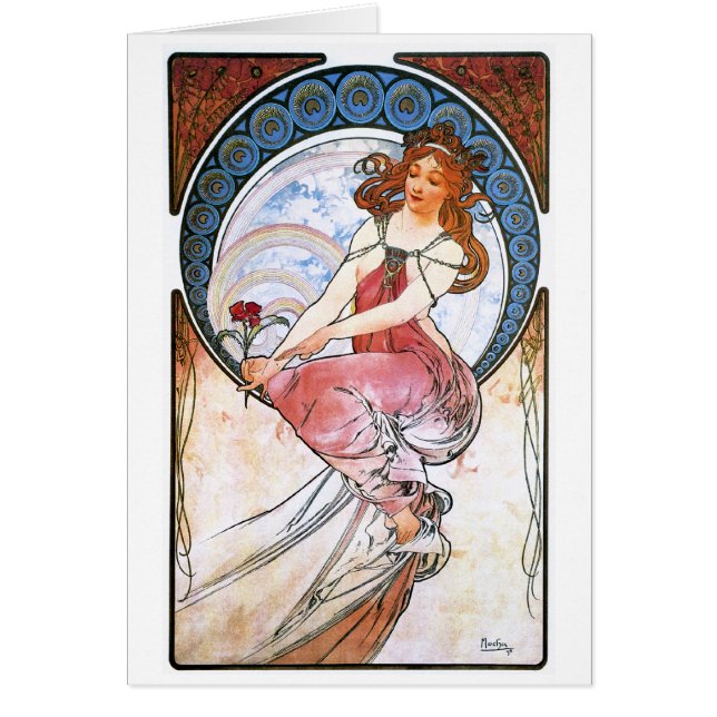 Alfons Mucha: Muse of Painting (Front)