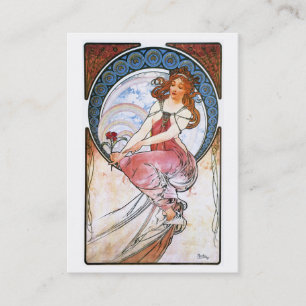 Alfons Mucha: Muse of Painting Business Card