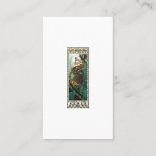 alfons mucha North Star Business Card