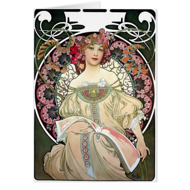 Alfons Mucha Reverie 1897 (Front)