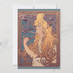 Alfonse Mucha Job Art Nouveau woman