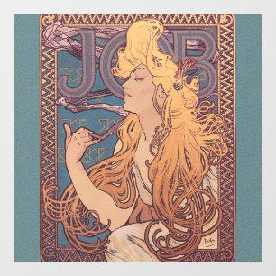 Alfonse Mucha Job Art Nouveau woman