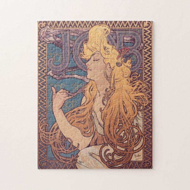 Alfonse Mucha Job Art Nouveau woman Jigsaw Puzzle (Vertical)