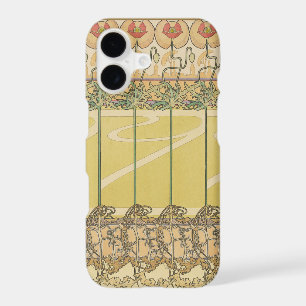 Alfonse Mucha Poppies Art Nouveau Floral Wallpaper