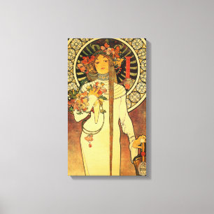 Alfonse Mucha Trappistine Nouveau Canvas Print