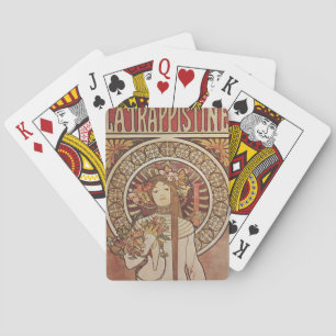 Alfonse Mucha Trappistine Nouveau Playing Cards