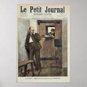 Alfred Dreyfus in Prison Poster