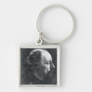 Alfred, Lord Tennyson (1809-92) c.1868 (albumen pr Key Ring