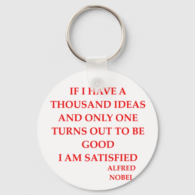alfred nobel key ring (Front)