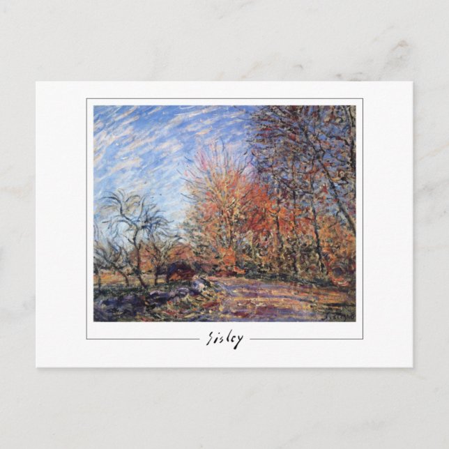 Alfred Sisley #372 - Fine Art Postcard (Front)