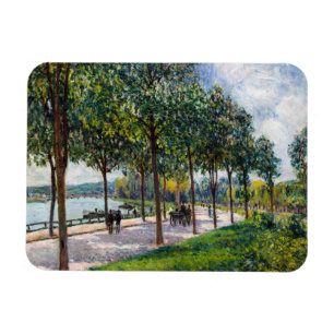 Alfred Sisley - Allee of Chestnut Trees Magnet