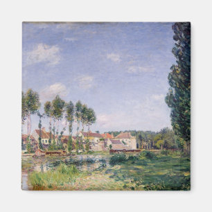 Alfred Sisley Banks of the Loing at Moret Magnet
