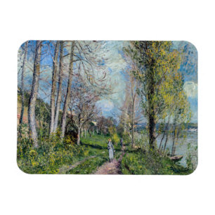 Alfred Sisley - Banks of the Seine at By Magnet