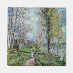 Alfred Sisley - Banks of the Seine at By Magnet