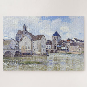 Alfred Sisley Buildings and bridges with water Jigsaw Puzzle