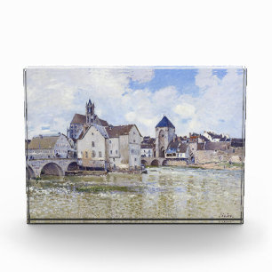 Alfred Sisley Buildings and bridges with water Photo Block