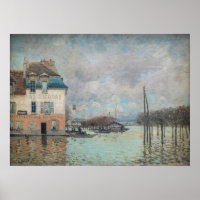 Alfred Sisley - Flood at Port-Marly 1876