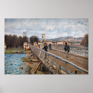 Alfred Sisley - Footbridge at Argenteuil Poster