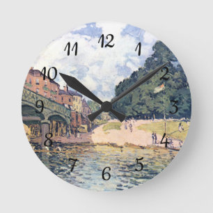 Alfred Sisley Hampton Court Bridge Round Clock