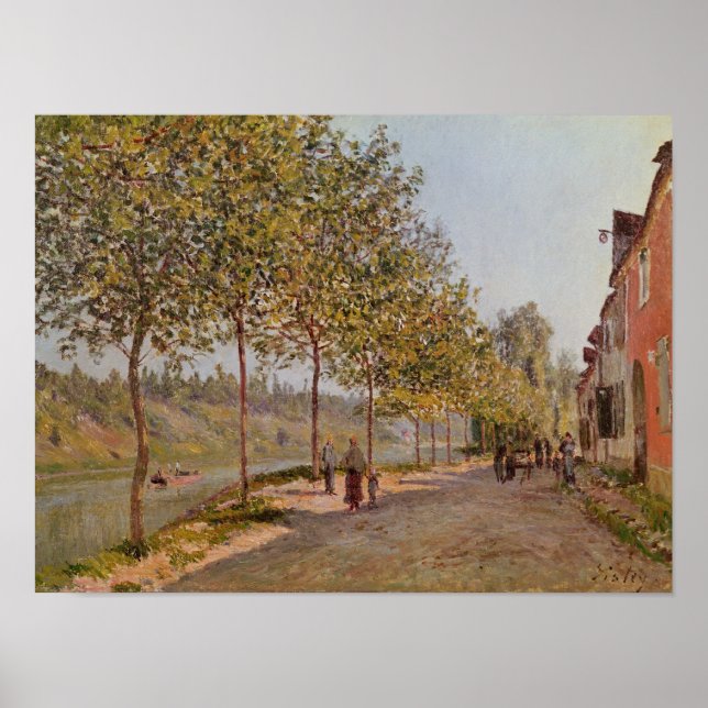 Alfred Sisley | June Morning in Saint-Mammes Poster (Front)