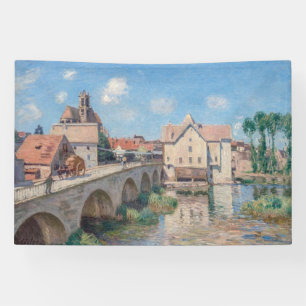Alfred Sisley - Le Pont de Moret Banner