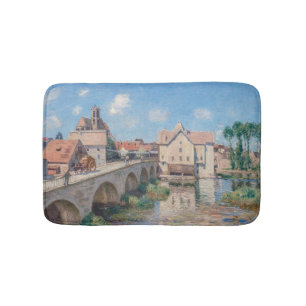 Alfred Sisley - Le Pont de Moret Bath Mat