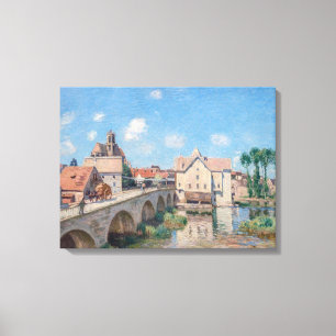 Alfred Sisley - Le Pont de Moret Canvas Print