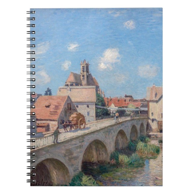 Alfred Sisley - Le Pont de Moret Notebook (Front)