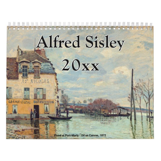 Alfred Sisley Masterpieces Selection Calendar (Cover)