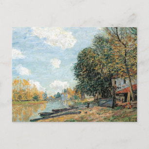 Alfred Sisley Moret: The Banks of the River Loing Postcard