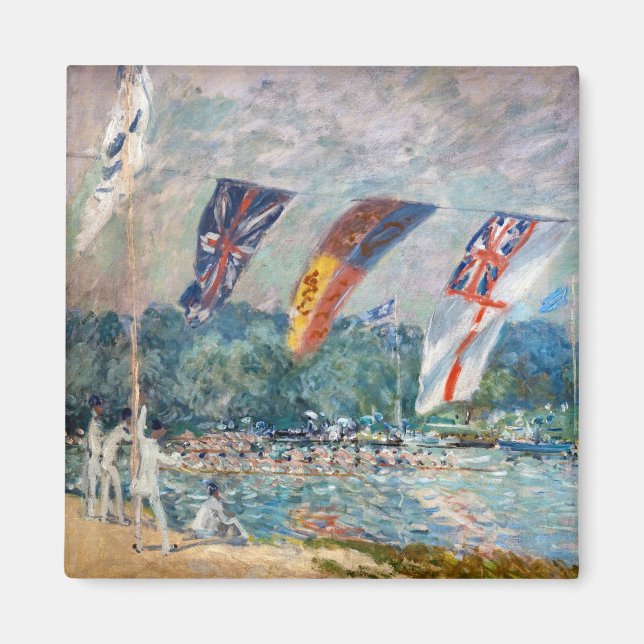 Alfred Sisley - Regatta at Molesey Magnet (Front)