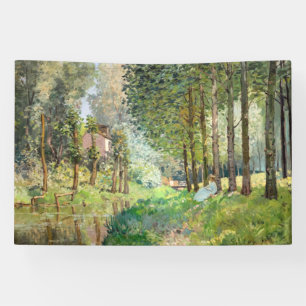 Alfred Sisley - Rest along the Stream Banner