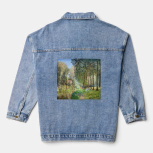 Alfred Sisley - Rest along the Stream Denim Jacket