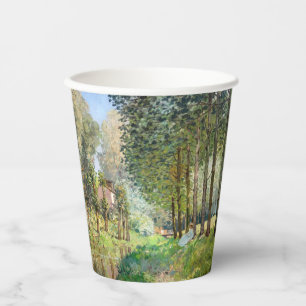 Alfred Sisley - Rest along the Stream Paper Cups