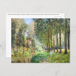 Alfred Sisley - Rest along the Stream Postcard