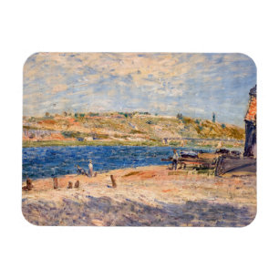 Alfred Sisley - River Banks at Saint-Mammes Magnet