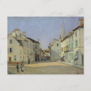 Alfred Sisley   Rue de la Chaussee at Argenteuil Postcard