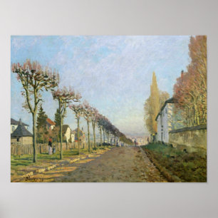 Alfred Sisley Rue de la Machine, Louveciennes Poster