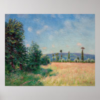 Alfred Sisley - Sahurs Meadows in Morning Sun