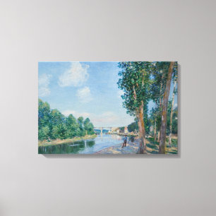 Alfred Sisley - Saint-Mammes. June Sunshine Canvas Print