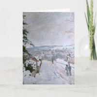 ALFRED SISLEY - SNOW AT LOUVECIENNES