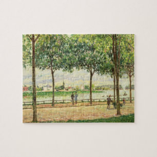 Alfred Sisley Street of Spanish Chestnut Trees Jigsaw Puzzle