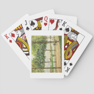 Alfred Sisley Street of Spanish Chestnut Trees Playing Cards