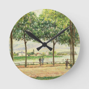 Alfred Sisley   Street of Spanish Chestnut Trees Round Clock