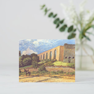 Alfred Sisley The Aqueduct of Marly Postcard
